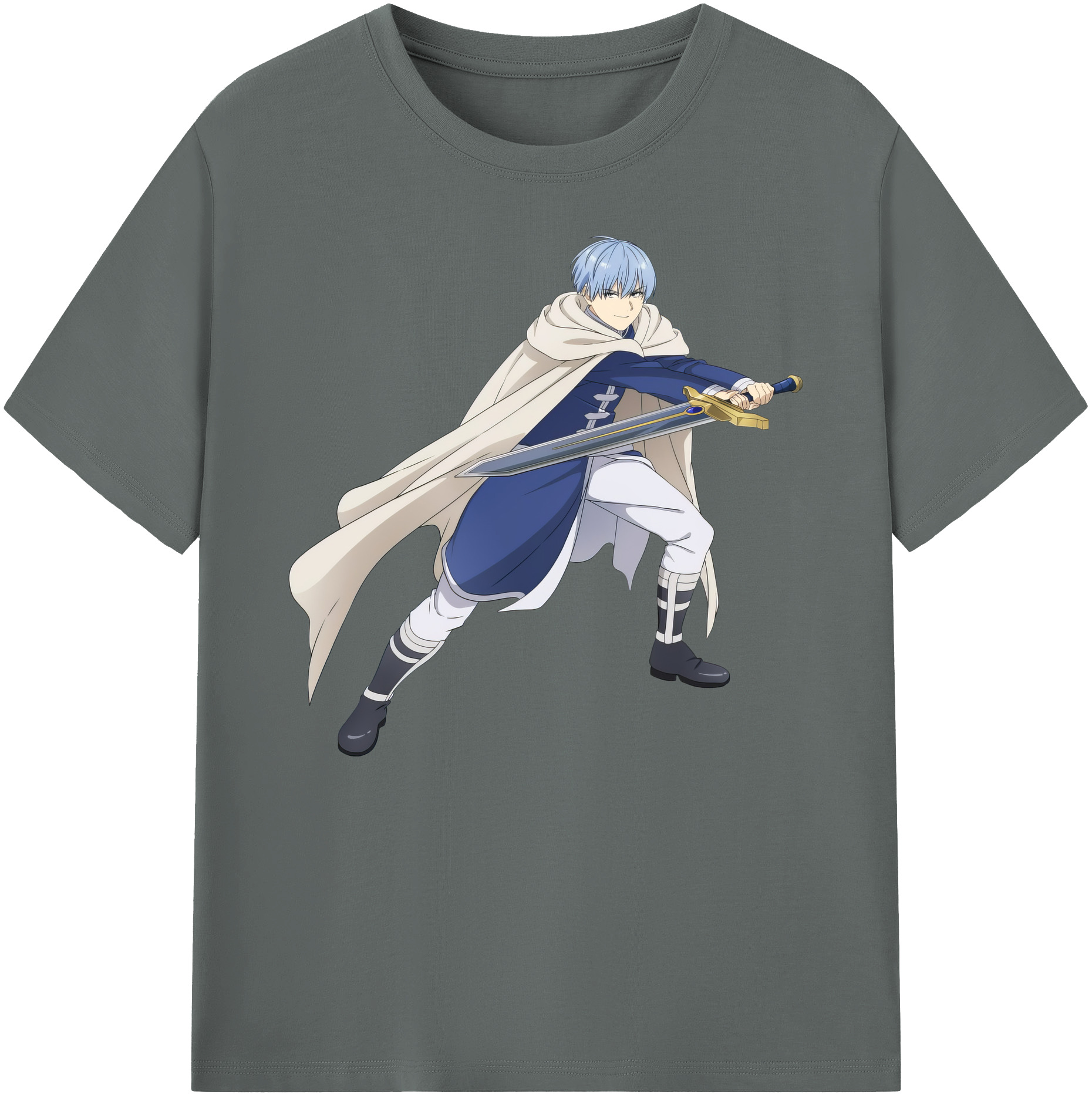 （画像用） 葬送のフリーレン Frieren 綿100％ メンズ半袖Tシャツ｜肌触りやわらか＆通気性